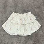 Love Shack Fancy  Ruffle Skirt Pink Parasail Medium Photo 1