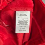 Talbots red velveteen Chatham ankle pants women's size 4P Christmas holiday Photo 9