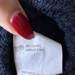 Vince Frayed Edge Moto Jacket Women's Medium Navy Full Zip Cotton Textured Photo 8