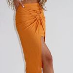 VICI Orange Hi Low Skirt Photo 0