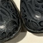 BOC Peggy Black gray Tooled Embossed Leather Clog size 7 Photo 8