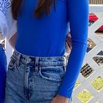 Amazon Royal Blue Notch Bodysuit Photo 0