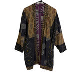 Handmade Jacket Art to Wear Top Womens OS Purple Reversible Patchwork Embroider Size undefined Photo 8