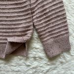 Madewell Sweater Donegal Belmont Mockneck in Coziest Yarn Blush Pink XL Photo 6