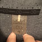 CALIA by Carrie Underwood Woven Full Zip Light Jacket Caviar Heather Size Medium Gray Photo 1