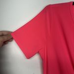 White Birch Pink Wrap Dress Size Large Short Sleeve Fit & Flare Casual Women Photo 3