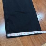 NWT MOTHER Women's The Spinner Zip Sneak Wide Leg Jeans In Magic Black Size 27 Photo 11