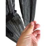 VERO MODA  Curvy Black Silver Shimmer Long Dress Cocktail Party XS/14 Small flaw Photo 3