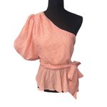 MINKPINK NWT! Vera One Shoulder Peplum Top - Size X-Small Photo 5
