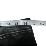 Free People Black Vegan Faux Leather Womens Skinny Jeans Size 10 Photo 3