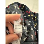 Marine layer NWT  Holli Sleeveless Jumpsuit Blue Cherry Print Pockets Tie Belt XS Photo 10