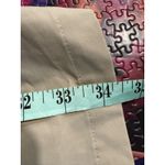 Maniere De Voir  Beige Shirt Dress Long Sleeve Button Front Chain Detail Size 10 Photo 8