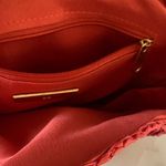 NWT Chic Red Woven Crossbody Bag Photo 7