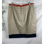 T Tahari Tahari 'Ariel' Colorblock Skirt w/ Lace-Up Detail 12 Photo 3