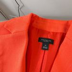 Ann Taylor  Orange Notch Lapel One Button Long Sleeve Blazer Size 00 Photo 6