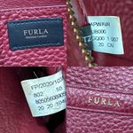 Furla Avril BAPWAVR Burgundy Wine Pebbled Leather Guitar Strap Crossbody Bag Photo 12