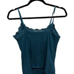 Victoria's Secret  Angels Y2K lace trim camo teal blue size large 2007 Photo 2