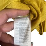 Madewell  Yellow Long Sleeve Tie Front V-Neck Crop Top Women Sz L Photo 7