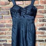 Max and Cleo Black Textured Sleeveless Little Mini Cocktail Dress Women's Size 6 Photo 0