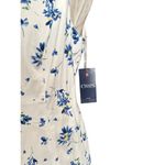 CHAPS White & Blue Floral Sleeveless Dress Size 10 100% Cotton New With Tags Photo 5