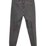 J.Crew Martie Navy Gingham Slim Fit Ankle Pants Size 4 Cotton Stretch Blue Photo 1