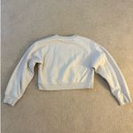 ZARA  Cream Hoodie Cropped Photo 2