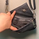 Black‎ Faux Leather Shoulder Crossbody Bag Minimal Quite Luxury Going out casual Photo 3