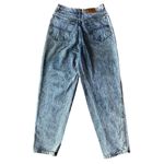 Vintage 80's Essentials Sport Acid Wash high rise Mom Button Fly jeans size 10 Blue Photo 7