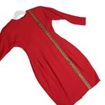 Vintage Union Made Compris Solid Red Hourglass Cocktail Dress 4 Photo 9