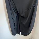 CHAPS  Women's Malibu A-Line Midi Dress Black Sleeveless V-Neck Halter  Large NWT Photo 13