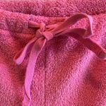 The Comfy  Cozy Pink Fleece Drawstring Pajama Pants Capelli Roomy Oversized Small Photo 2
