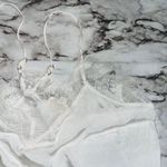 Lovestitch  | Spaghetti Strap Camisole Lace Trim Dots | White | Womens | M Photo 1