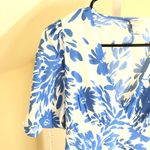 A New Day  NWOT Women's Short Sleeve Maxi Sundress Blue White Floral 2 Photo 4