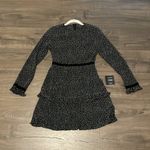 NWT Lulu’s Black and White Polka Dot Long Sleeve Ruffle Dress, Size Small Photo 1