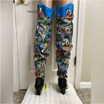 Cape Robbin  multicolor Snake print boots  Photo 2