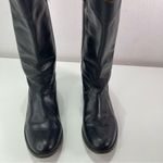 Frye Melissa 9B Black Roper Leather Western Boots Cowgirl Equestrian Boho Casual Photo 1