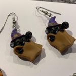Lot Of 3 Costume Earrings Pierced Halloween Dangle Trick Or Treat / Pumpkin Photo 3