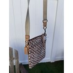 Coach NWT  Brown Coated Canvas Leah Op Art Swingpack 42420 S‎ Photo 7