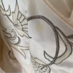 Natori  Neiman Marcus Vintage Jacket Bustier Set Satin Embroidered Pearl Small Photo 10