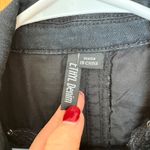 EthyL Denim Embellished Jeans Jacket Women's XL Dark Wash Rhinestone Embroidery Black Photo 4