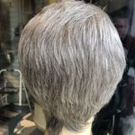 Grey silver wig sale human hair short pixie 2019 Gray Photo 1