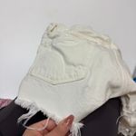 AGOLDE  Shorts Womens Size 25 Parker White Denim Cutoff Frayed Hem Distressed Photo 12
