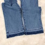 Pilcro High Rise Cigarette Jean Size 31 Slim Straight Leg High Waist Raw Hem Photo 9