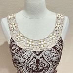 Free People Folklore Shift Dress in Espresso Brown Size 4 Photo 3