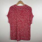 J.Jill ‎ Wearever Collection Womens Red Chunky Knit Sweater Sz Large Comfort Cozy Photo 2