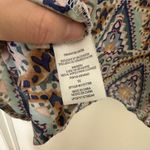 Democracy | NWT Off Shoulder Smocked Bell Sleeve Boho Print Top Shirt, XL/1X Photo 5