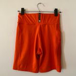 Savage X Fenty Sport Orange Biker Shorts Workout Women's size 12 / 14 Large Photo 5