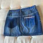 Desigual NWT ‎ Criss Cross Denim Skirt with Embellishments Size 38 Photo 4