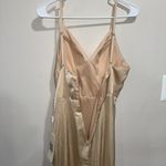 STACEES Sheath/Column V Neck Sleeveless Floor Photo 7