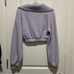 BDG NWT lilac  New Leaf Quarter-Zip Cropped Sweatshirts Photo 2